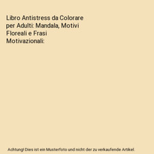 Libro Antistress da Colorare