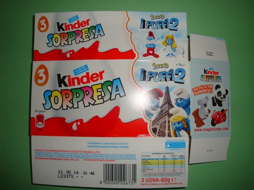 Kinder sorpresa puffi 2 - kinder, i