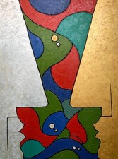 Dipinto Olio Astratto