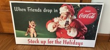 Coca-Cola Santa And Dog