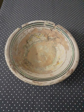  DA RITROVAMENTO VECCHIO PIATTO IN CERAMICA URBANIA RESTAURATA  PERIODO 700/800
