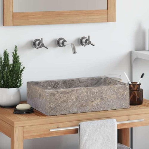 Lavandino bagno marmo nero - da,