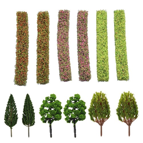 Set modellini alberi arbusti - set,