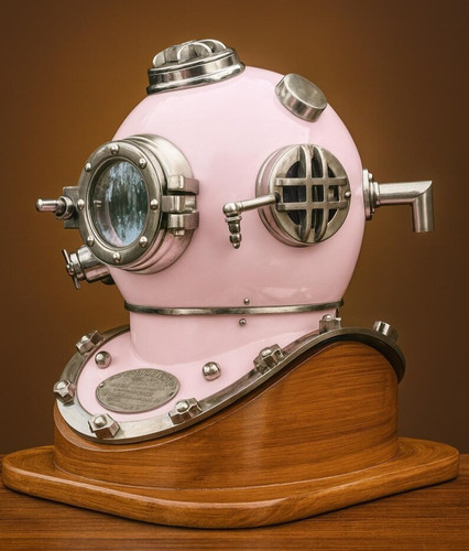 Casco subacqueo rosa - , 18"