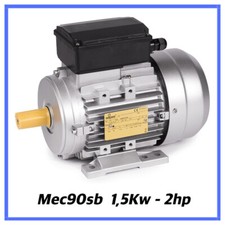 Motore elettrico asincrono monofase 2800 giri per compressore mec90sb 2hp 2 poli