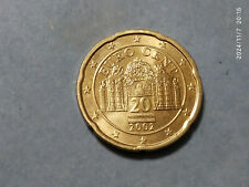 Moneta 20 centesimi di Euro Austria 2002, splendida SPL