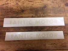 COPPIA ADESIVI SERBATOIO GRAFICHE MOTO FANTIC - NUOVI DELL'EPOCA