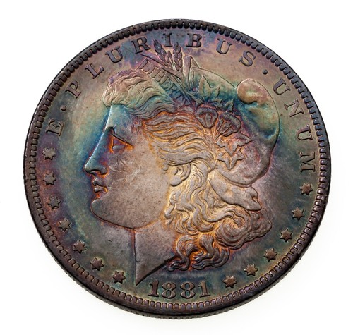 1881 argento morgan - argento, dollaro