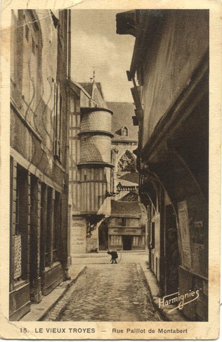 Troyes vieux rue - le,