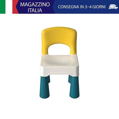 Burgkidz sedia plastica con - plastica,