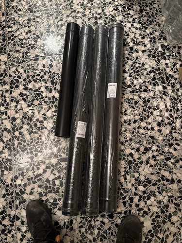 Tubo stufa pellet 8x100 - tubo,