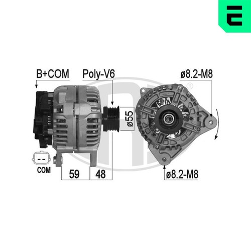 Generatore alternatore era - alternatore,