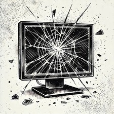 DIFETTOSO MONITOR LED AOC