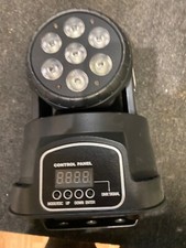 mini testa mobile dmx rgbw 7 x 8 watt