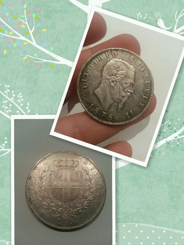 Raro lire 1878 roma - 1878,