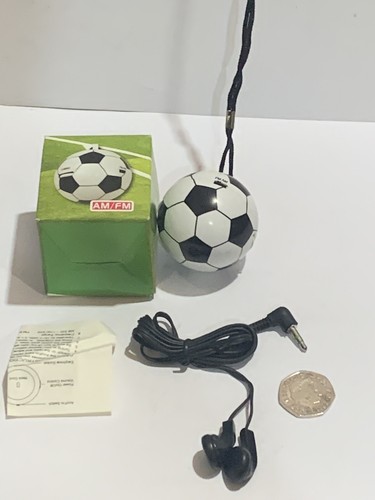 Vintage mini foot ball radio - mini,