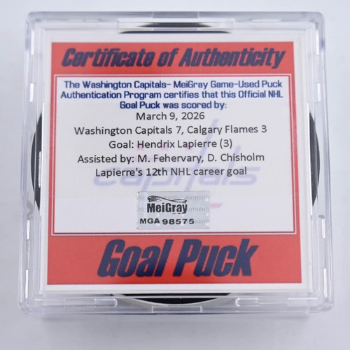 Nhl goal scored puck hendrix - nhl,