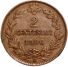 1906 R Italia 2 Centesimi
