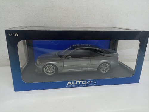 Autoart bmw csl steel - bmw, grey