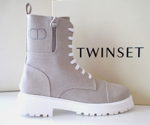 Twinset stivaletti donna beige - donna,