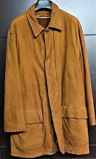 "AA  GIACCONE PELLE SCAMOSCIATA ELEGANTE, SARTORIA *CARIERI* ECCEZZIONALE.