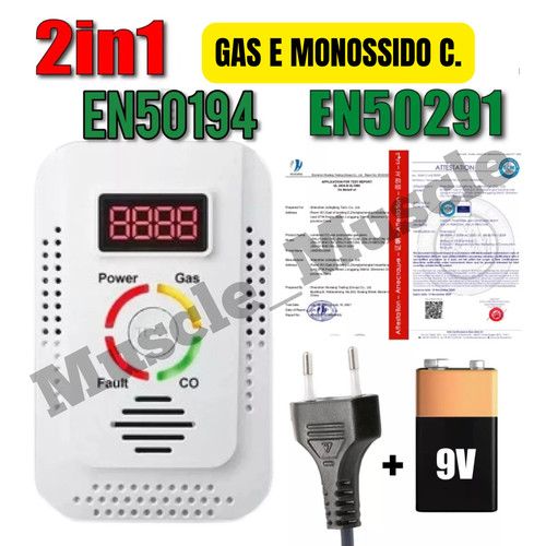Rilevatore monossido - , di
