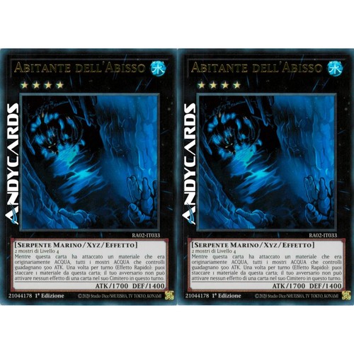 Abitante dell abisso - abitante, 2x