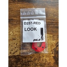 NUOVO gancio deragliatore bici bicicletta Pilo D257 look rosso 