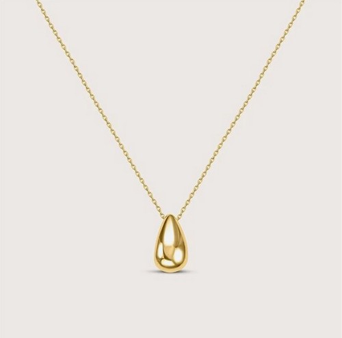 Collana taglio goccia oro - goccia,