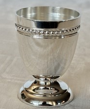 COQUETIER  EN  METAL ARGENTE