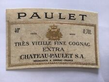 Etiquette Tres Vielle Fine