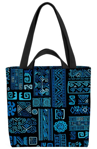 Borsa design etnico - , blu