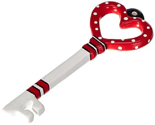 Egan chiave ceramica bianco - chiave, ceramica,