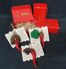 corno portafortuna in terracotta artigianale con scatola regalo idea regalo 