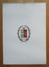 1985 Calendario Polizia di Stato originale forza militare Italia sicurezza