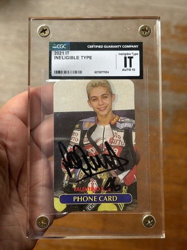 1996 rookie phone card auto - rookie,