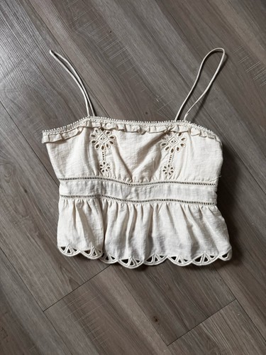 Crop top zara ord con - top,