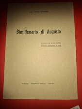 1939 bimillenario di augusto