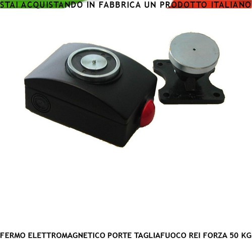 Elettromagnete nero per porta - elettromagnete,