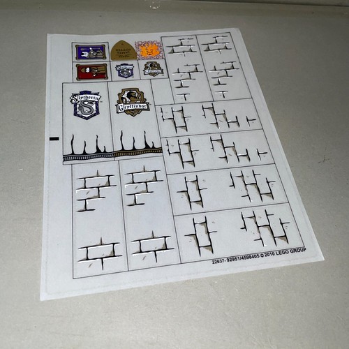 Lego harry potter foglio - harry,