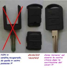COVER CHIAVE GUSCIO OPEL CORSA C D MERIVA COMBO AGILA ASTRA TELECOMANDO TIGRA