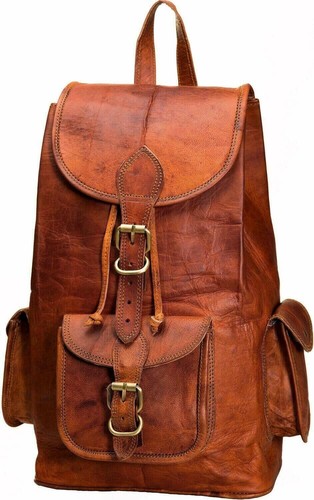Zaino vintage pelle di - vintage, in