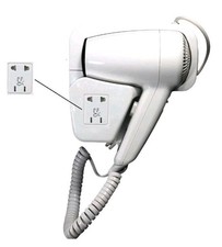 ASCIUGACAPELLI DA PARETE MURO HOTEL PHON CAMPEGGIO PALESTRA ASCIUGA CAPELLI ITA