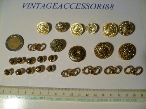 Bottoni vintage misti - 25,