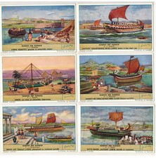 Liebig S1584 Serie 6 Figurine Navi Antiche Ed. Fiamminga 1953