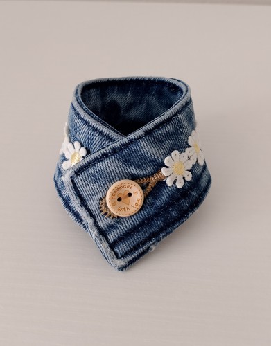 Bracciale jeans blu - bracciale,