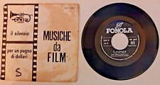 312 Disco 45 giri Musiche da Film IL SILENZIO / PER UN PUGNO DI DOLLARI