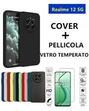 Cover Morbida Custodia Silicone Tpu Opaca pre  Realme 12 5G