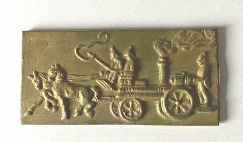 Placca ottone vigili - ottone,