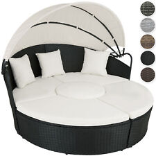 Letto Isola Alluminio Rattan Sdraio Prendisole Arredamento Esterno Giardino 